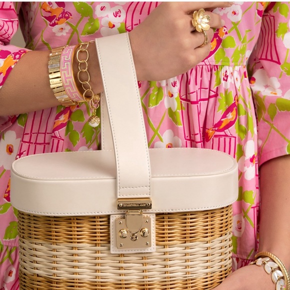 Spartina 449 push-lock closure bag - Picture 2 of 8